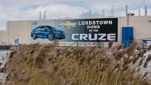 GM's Lordstown, Ohio, auto assembly plant in 2019. Photo: Bloomberg