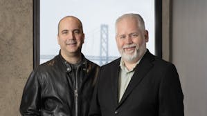Chia Network Founder and CTO Bram Cohen, left, and CEO Gene Hoffman, right. 