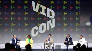 A panel at VidCon 2022. Photo by Getty.